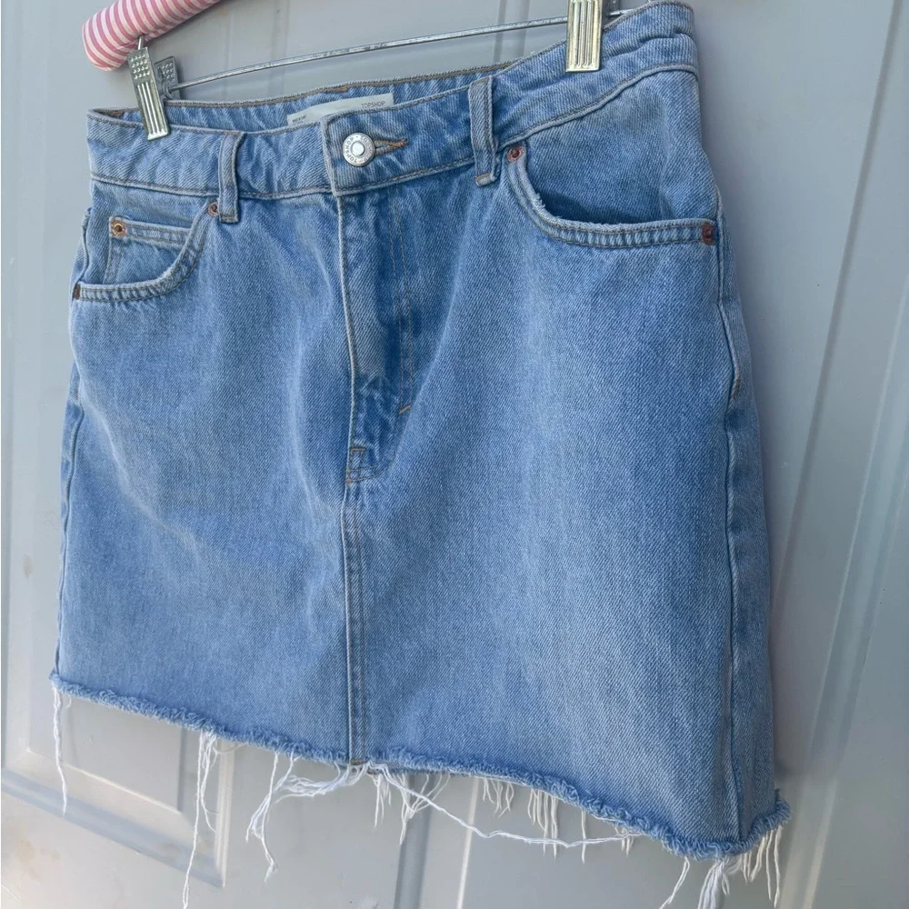 Topshop MOTO denim mini skirt - Picture 3 of 5